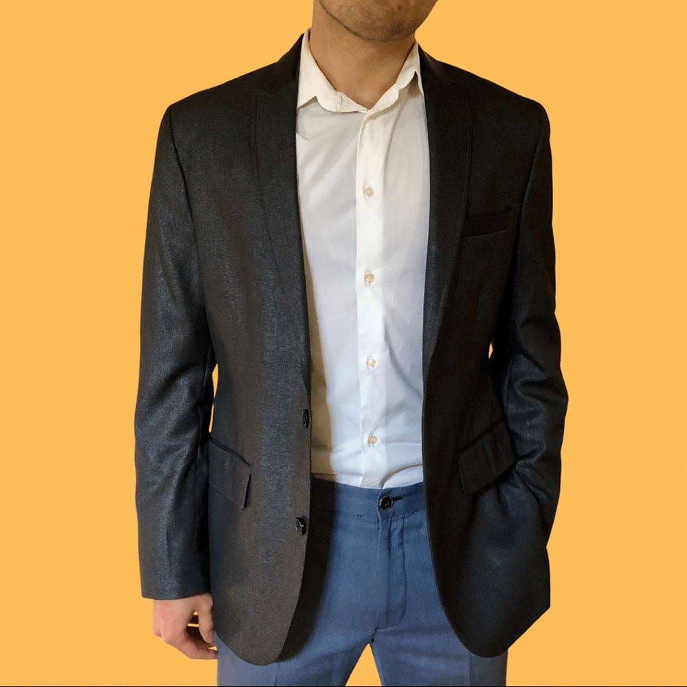 Black men’s suit jacket
